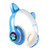 Cute Cat Ears Wireless Headphones with Mic Stereo Music Gaming Led RGB Bluetooth Headset Purple K484-PEL_0MYFB7UR