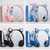 P47 Kids Headphones With Cat Ear RGB Led Light Up Foldable Over-Ear Headphones With AUX 3.5mm Wirel K484-PEL_0QJ6Z2FM