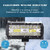 High Bright 400W LED 3 Rows 7inch 40000LM Work Light Bar Driving Lamp K484-PAU_056JDFXY