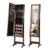 Mirrored Standing Jewelry Cabinet Storage Box-Brown - Color: Brown D681-HW66419CF