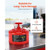 Safety Gas Can, 2.5 Gallon Type II Red Safety Can for Gasoline with Stainless Steel Flame Arrester, E415-IIXAQGHSJS25Y4I7A001V0