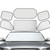 6Pcs Car Window Shades Privacy Shade Blackout Sun Blocker Visor Suction Cups for Travel Changing Cl F640-3256806557436416