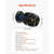 Aquarium Wave Maker, 40W, 3963 GPH Quiet and Strong DC Powerhead, Adjustable Fish Tank Circulation  E415-DKZQDSZZLJMN35L11001V1