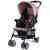 Toddler Travel Stroller for Airplane with Canopy and Adjustable Backrest-Coffee - Color: Brown D681-BB4758CF