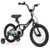 16 Inch Kids Bike Adjustable for 4-7 Years Old with Low-Step Frame - Color: Black - Size: 16 inches D681-TS10249DK-16
