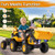 4-in-1 Kids Ride on Tractor 12V Excavator Bulldozer with Remote Control-Yellow B593-TQ10383US