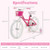 Kids Bicycle 18 Inch Toddler and Kids Bike with Training Wheels for 6-8 Year Old Kids-Pink B593-TS10027