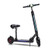 Foldable Electric Scooter with Removable Seat LED - Color: Black D681-SP0562