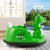 12V Bumper Car with Spray Function and Remote Control for Toddlers Aged 2-5-Green B593-TQ10401US