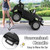 12V 2-Seat Licensed Kids Ride On Toyota FJ40 Car with 2.4G Remote Control-Black B593-TQ10120US+
