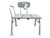 Bathroom Perfect Transfer Bench w/Back  Blue Jay  Each B731-BJ110500-1
