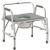 Bariatric Drop-Arm Commode Deluxe  Assembled B731-1066A