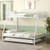 Twin Over Full Bunk Bed Frame with Trundle for Guest Room-White - Color: White D681-HU10693WH