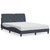 Bed Frame Dark gray Velvet Full Bed Frame Rectangular Modern A949-3213884