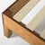 King Modern Classic Solid Wood Slat Platform Bed Frame in Natural Finish Q280-KBPFCEMC1536871
