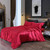 Color: Wine Red, Size Specification: 2.0m - Four-piece Silky Sleep Bare Silk Quilt Cover Q119-CJCS237770536JQ