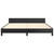Bed Frame With Headboard Black Faux leather, plywood, engineered wood A949-347535