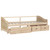Day Bed Natural Wood Solid Pine Wood 35.4x78.7 in A949-322169