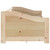 Day Bed Natural Wood Solid Pine Wood 35.4x78.7 in A949-322169