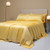 Pattern: Miyou Yellow, Size Specification: 1.5 fitted sheet 4 pieces - 200 Luxury Lenzing Tencel Qu Q119-CJCS246325447UF