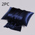 Color: Navy Blue, Size: 51x66CM-2PC, style:  - Zipper Silk Double-sided Pillowcase Household Q119-CJCS247223331EV
