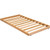 Twin size Solid Wood Roll-Out Trundle Bed Frame - Made in USA Q280-TRNWTBK1795836