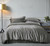Color: Dark Grey, Bedding Size: 1.8m2m - Tencel Double-sided Pure Blue Fine Tencel Simple Silky Smo Q119-CJCS167758908HS