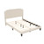 Heavy Duty Upholstered Bed Frame with Rivet Headboard-Full Size B593-HU10438BE