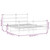  Bed Frame White Powder-Coated Steel 59 x 79 in King Size Modern A949-355434