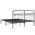  Bed Frame Black Steel King Bed Frame Rectangular Traditional A949-376602