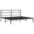  Metal Bed Frame Black Powder-Coated Steel Full Metal Bed Frame A949-372282
