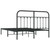  Bed Frame Black Steel Double Sturdy Bed Frame Rectangular A949-352577