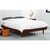 Queen size Mid-Century Modern Platform Bed Frame in Dark Brown Wood Finish Q280-QDWFSB2391758