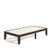 Twin Size 14 Inch Wooden Slats Bed Mattress Frame-Brown - Color: Brown D681-HW63258BN