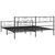  Bed Frame Black Powder-Coated Steel 76 x 80 in Bed Frame A949-355487