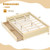 Queen Size Bed Frame with 2 Rolling Storage Drawers-Natural - Color: Natural - Size: Queen Size D681-HU11165NA-Q