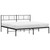  Metal Bed Frame Black Powder-Coated Steel Double Metal Bed Frame A949-372184