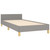  Bed Frame With Headboard Light grey A949-347447