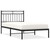  Bed Frame Black Powder-Coated Steel Single Bed Frame A949-373685