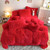 Pattern: Red, Size Specification: 1.8M Fitted Sheet - Mink Fur Fabric Long Wool Thickened Warm Wint Q119-CJCS253803228BY