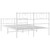  Bed Frame White Steel Double Bed Frame Rectangular A949-355529