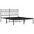  Bed Frame Black Steel Full Bed Frame Rectangular Traditional A949-373690