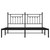  Bed Frame Black Powder-Coated Steel Full Bed Frame Rectangular A949-353542