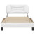  Bed Frame with LED without Mattress "Hvar" White 39.4"x74.8" A949-3213963