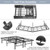 Twin/Full/Queen Size Foldable Metal Platform Bed with Tool-Free Assembly-Full Size - Color: Black - D681-HU10155DK-F
