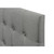 Full size Contemporary Button-Tufted Headboard in Grey Upholstered Fabric Q280-FULGRBUTHDB7599153