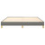  Bed Frame Dark Gray Polyester, Plywood, Engineered Wood King A949-3120659