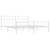  Bed Frame White Powder-Coated Steel 76 x 80 in Bed Frame A949-355340