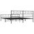  Bed Frame Black Steel Double Modern Bed Frame Rectangular A949-355291