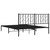  Bed Frame Black Powder-Coated Steel King Bed Frame Rectangular A949-374439